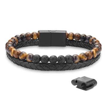 Black skin/brown skin/blue skin, with 5 volcanic stones or 5 tiger eyes in the middle