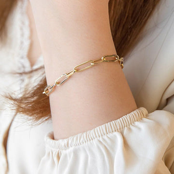 Golden/Silvery, 3mm/4mm/5mm cross chain style bracelet, 6.5\7\7.5\8\8.5\9 inches