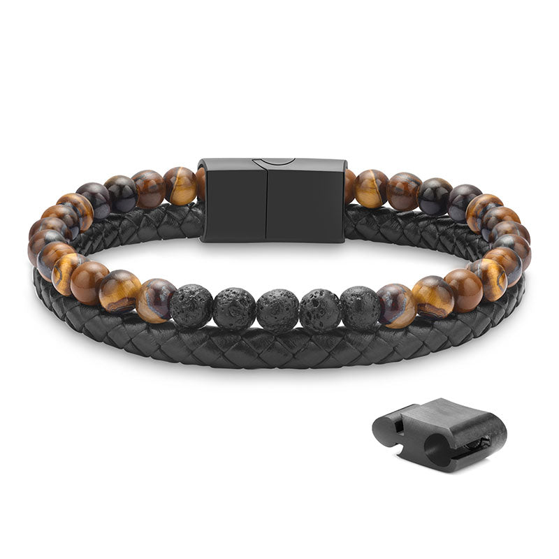 Black skin/brown skin/blue skin, with 5 volcanic stones or 5 tiger eyes in the middle